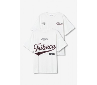 TIFFOSI : T-shirt coupe décontractée avec message