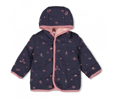 FEETJE : Reversible fake fur Jacket with capuchon - Swanlake