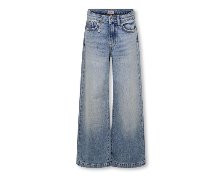KIDS ONLY : Wide-leg jeans