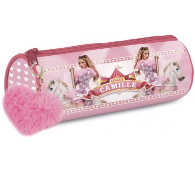 Camille pennenzak cirkus met pluche sleutelhanger