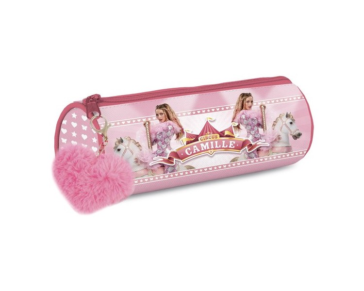 Camille pennenzak cirkus met pluche sleutelhanger