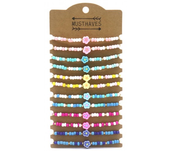 Cute bracelets with colors and messages