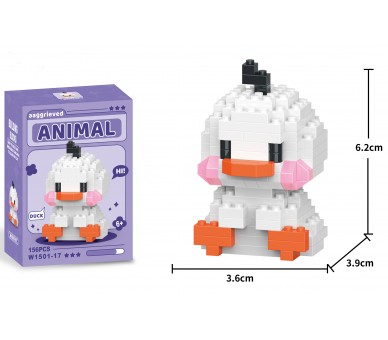 Mini Building Block Set Duck
