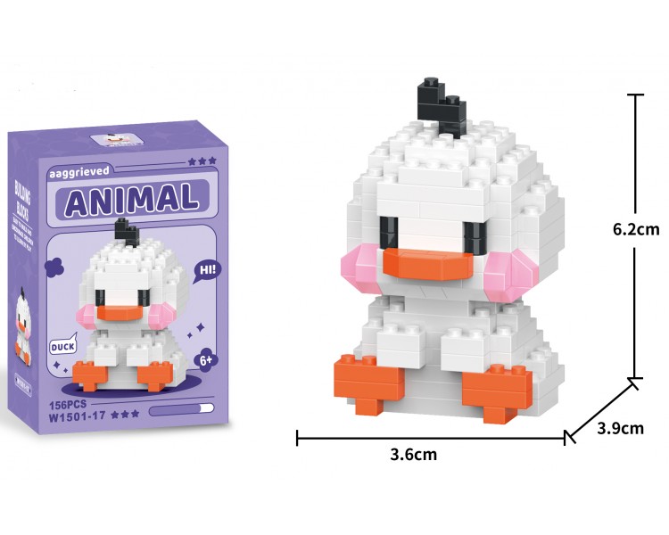 Mini Building Block Set Duck
