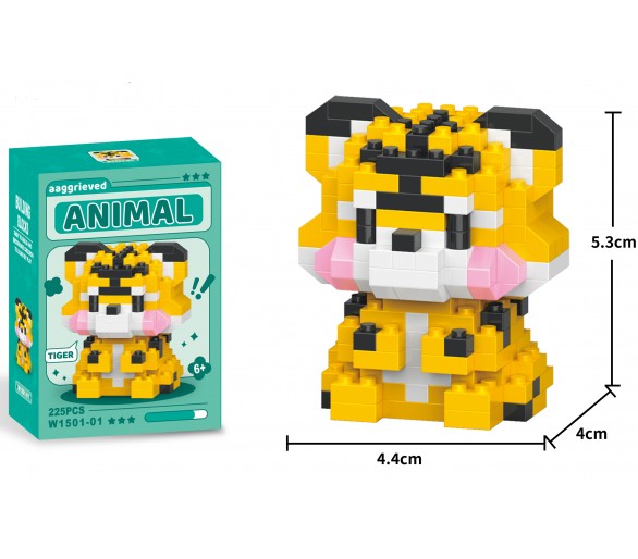 Mini building block lycky flower