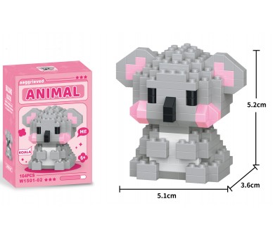 Mini building block lycky flower