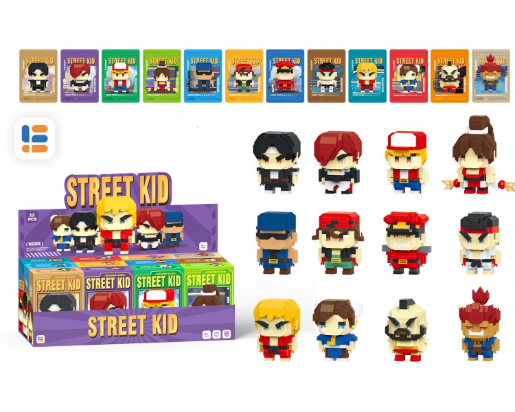 Mini Building Blocks Set - Street Kid