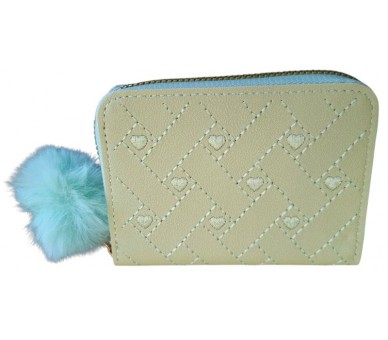 Wallet Embroidered Hearts