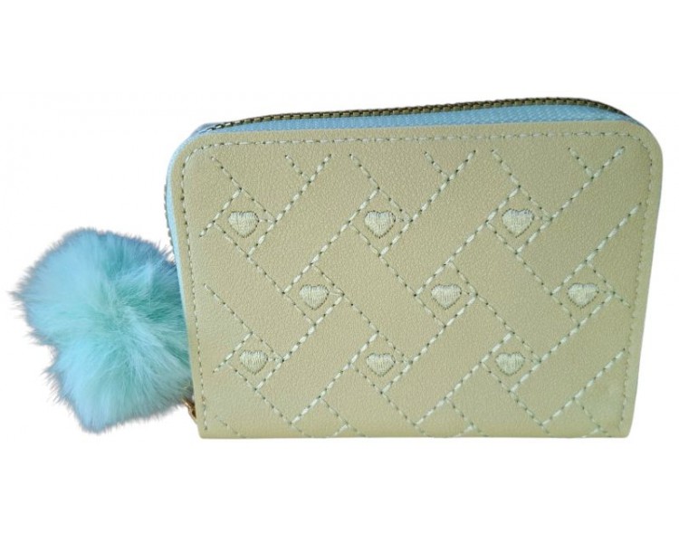 Wallet Embroidered Hearts