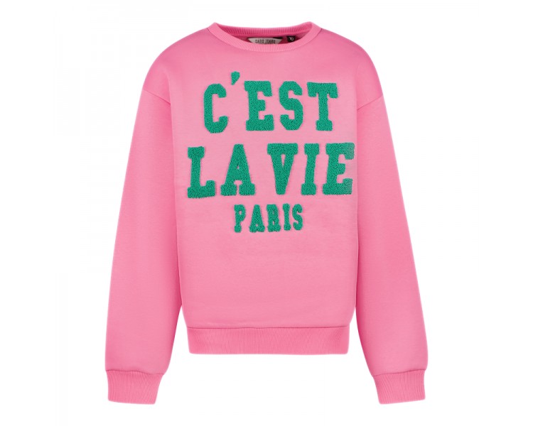 CARS : Sweater round neck text print