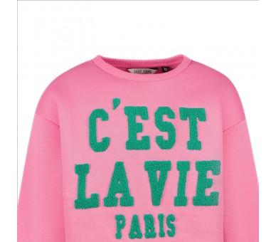 CARS : Sweater round neck text print