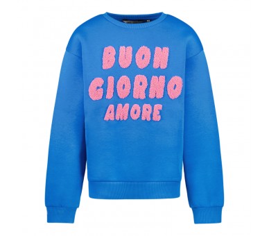 CARS : Sweater round neck text print
