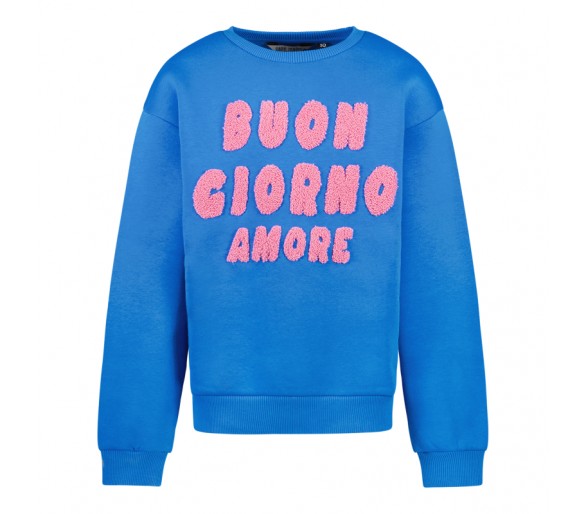CARS : Sweater round neck text print