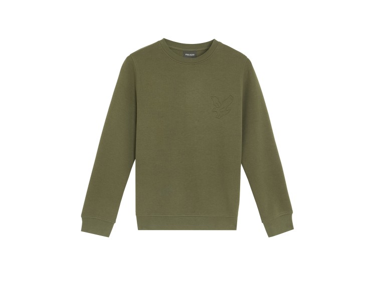LYLE & SCOTT : Effen sweater met logo