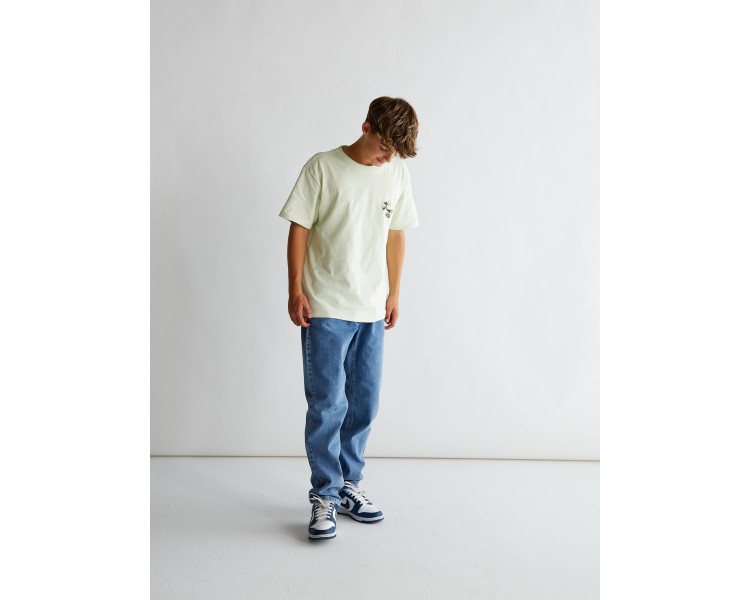 GRUNT: STREET LOOSE MID BLUE JEANS