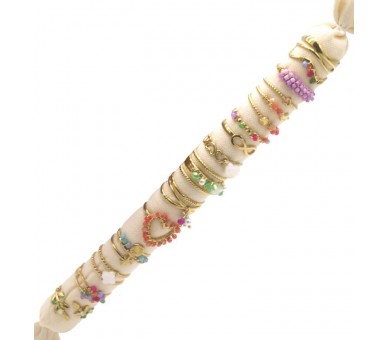 Bracelet de cheville coquillages multi n°3