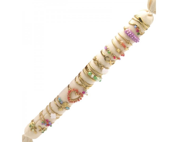 Bracelet de cheville coquillages multi n°3