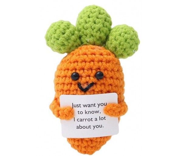 Knitted Positive Carrot