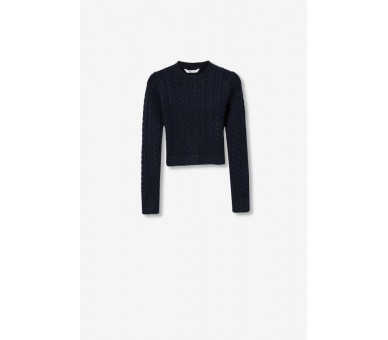 TIFFOSI : Kabeltrui met ronde hals