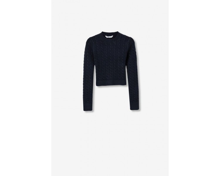 TIFFOSI : Kabeltrui met ronde hals