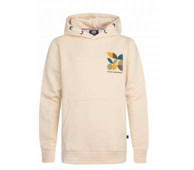 PETROL: Cool hoodie in Raw Sand print