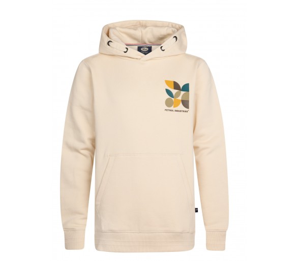 PETROL: Cool hoodie in Raw Sand print