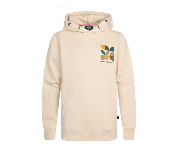 PETROL: Cool hoodie in Raw Sand print