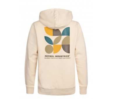 PETROL: Cool hoodie in Raw Sand print