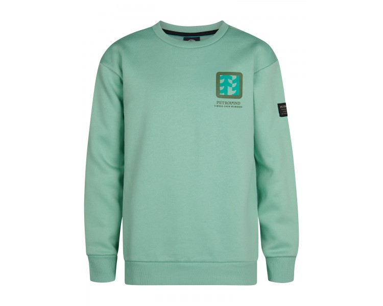 PETROL : T-Shirt Lm avec imprimé Pale Aqua