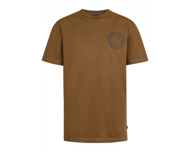 PETROL : Trendy t-shirt km in Classic Print Antique Bronze