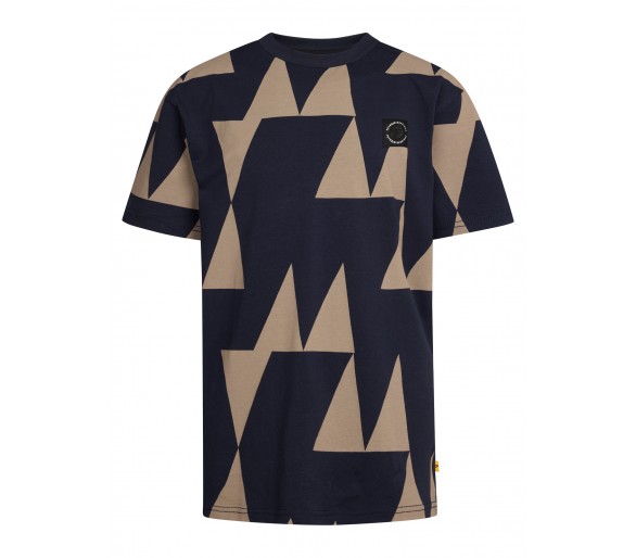 PETROL : Trendy t-shirt km in AOP Royal Navy