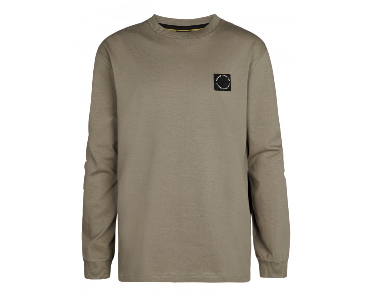 PETROL : Trendy t-shirt lm in Dusty Brown