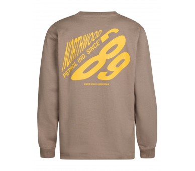 PETROL : Trendy t-shirt lm in Classic Print Dusty