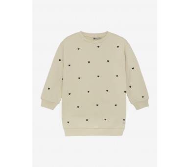 DAILY SEVEN : Robe sweat à manches longues