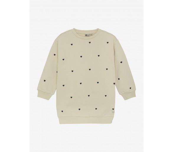 DAILY SEVEN : Robe sweat à manches longues