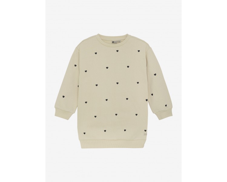 DAILY SEVEN : Sweatjurk met lm een hartjes