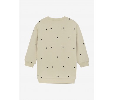 DAILY SEVEN : Sweatjurk met lm een hartjes