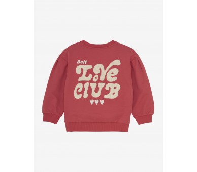 DAILY SEVEN : Trui met geborstelde print