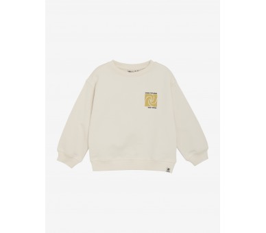 DAILY SEVEN : Oversized trui met rugprint