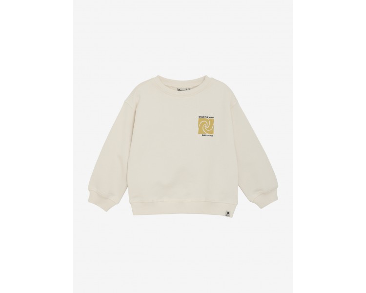 DAILY SEVEN : Oversized trui met rugprint