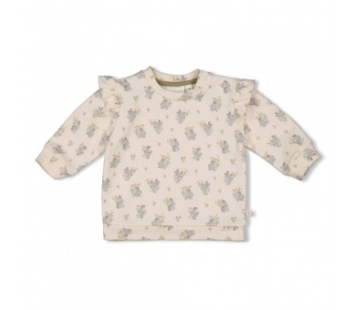 FEETJE : Sweater AOP - Fields of Green