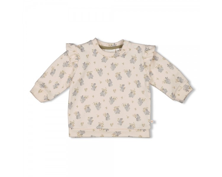 FEETJE : Sweater AOP - Fields of Green