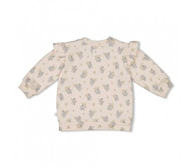 FEETJE : Sweater AOP - Fields of Green