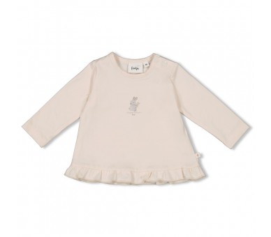 FEETJE : T-shirt lange mouw - Fields of Green