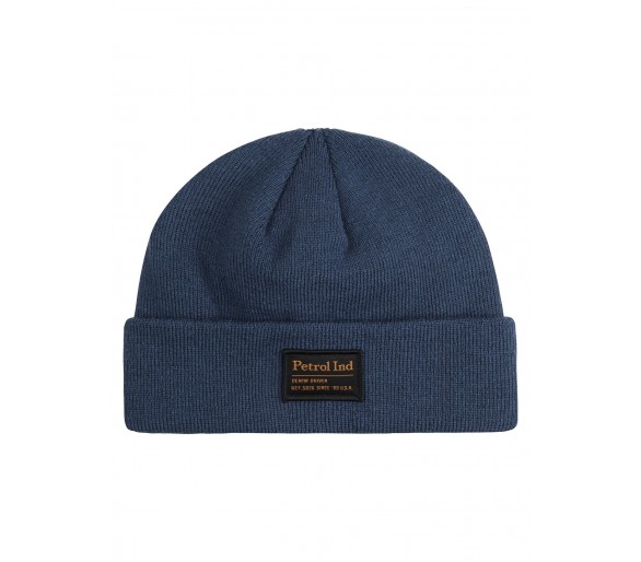 PETROL: Plain hat in Dark Denim