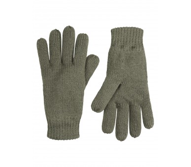 PETROL: Plain gloves in Mossy Stone