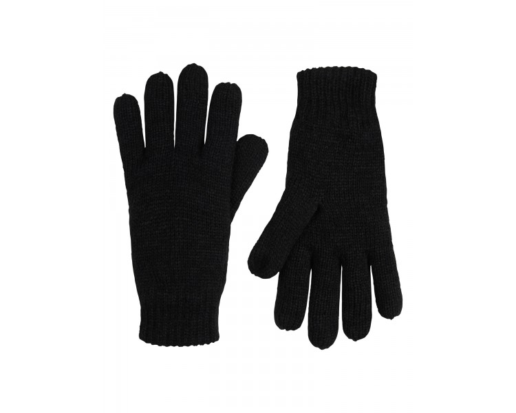 PETROL: Plain gloves in Deep Black