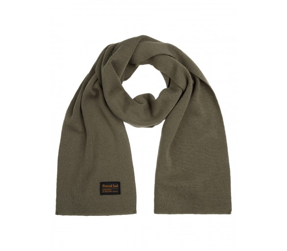 PETROL : Effen sjaal in Mossy Stone