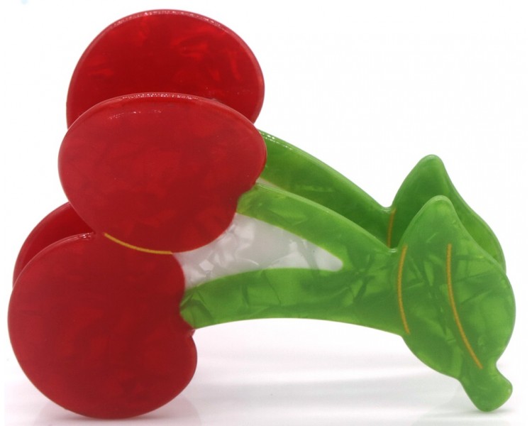 Trendy Hair Claw Cherries 6.5cm