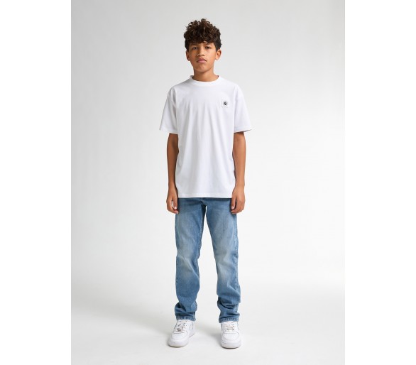 Petrol : T-shirt SS blanc brillant pour garçon